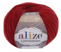 Пряжа Lanacoton Alize (56 красный)