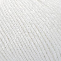 Пряжа Organic baby cotton Gazzal (415 белый)